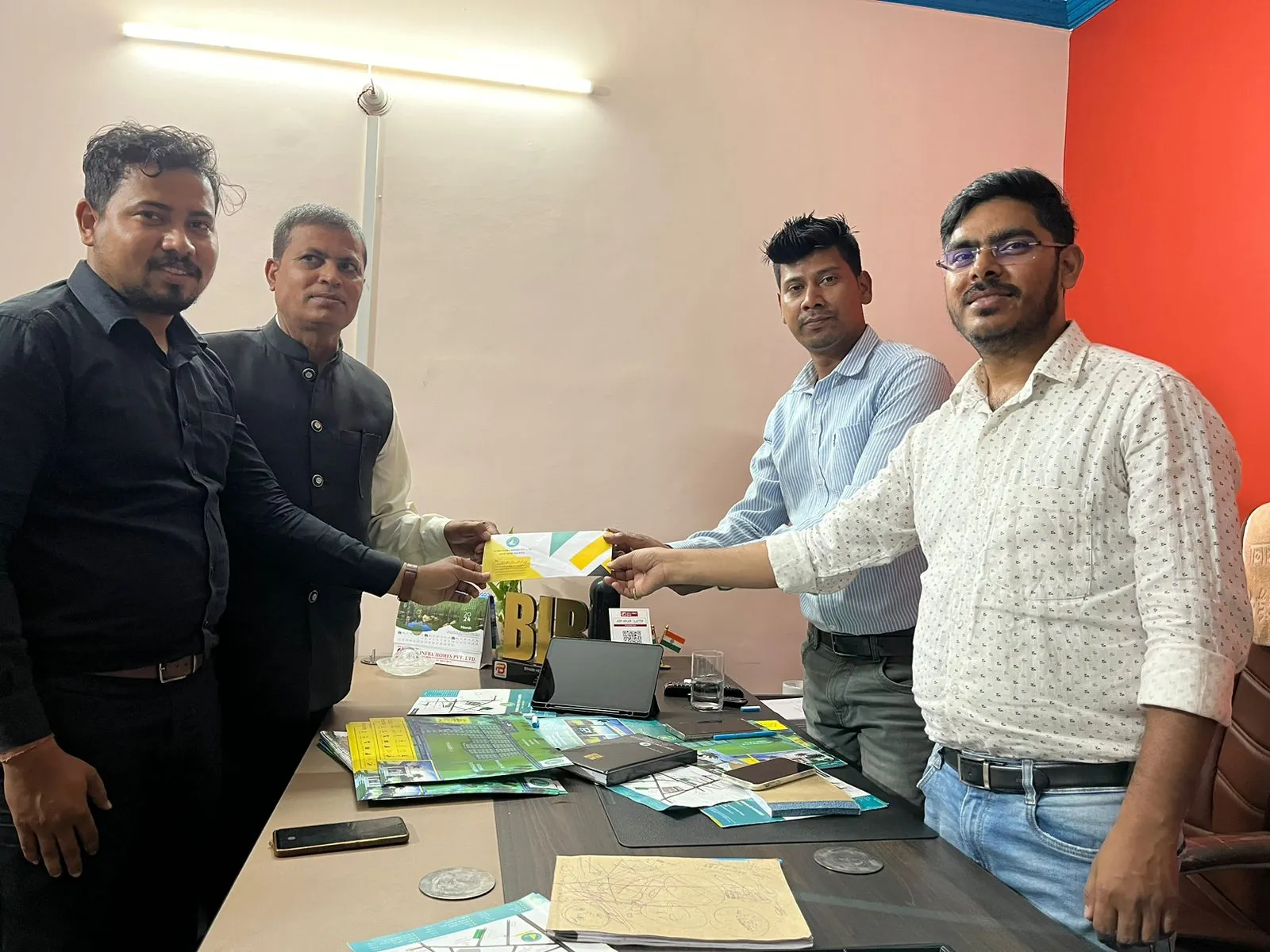 Dwarika City — Booking ceremony at Acres Infra Homes office