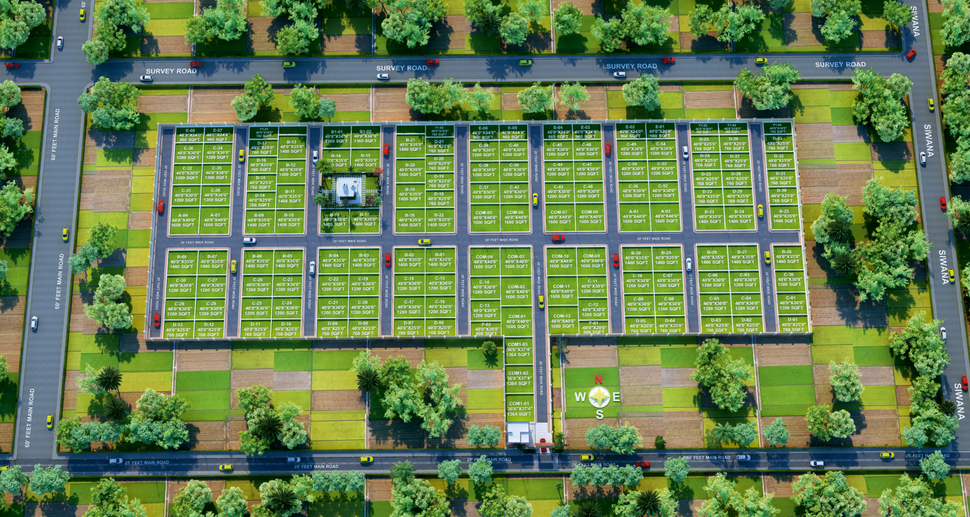 Dwarika City Plotting Plan